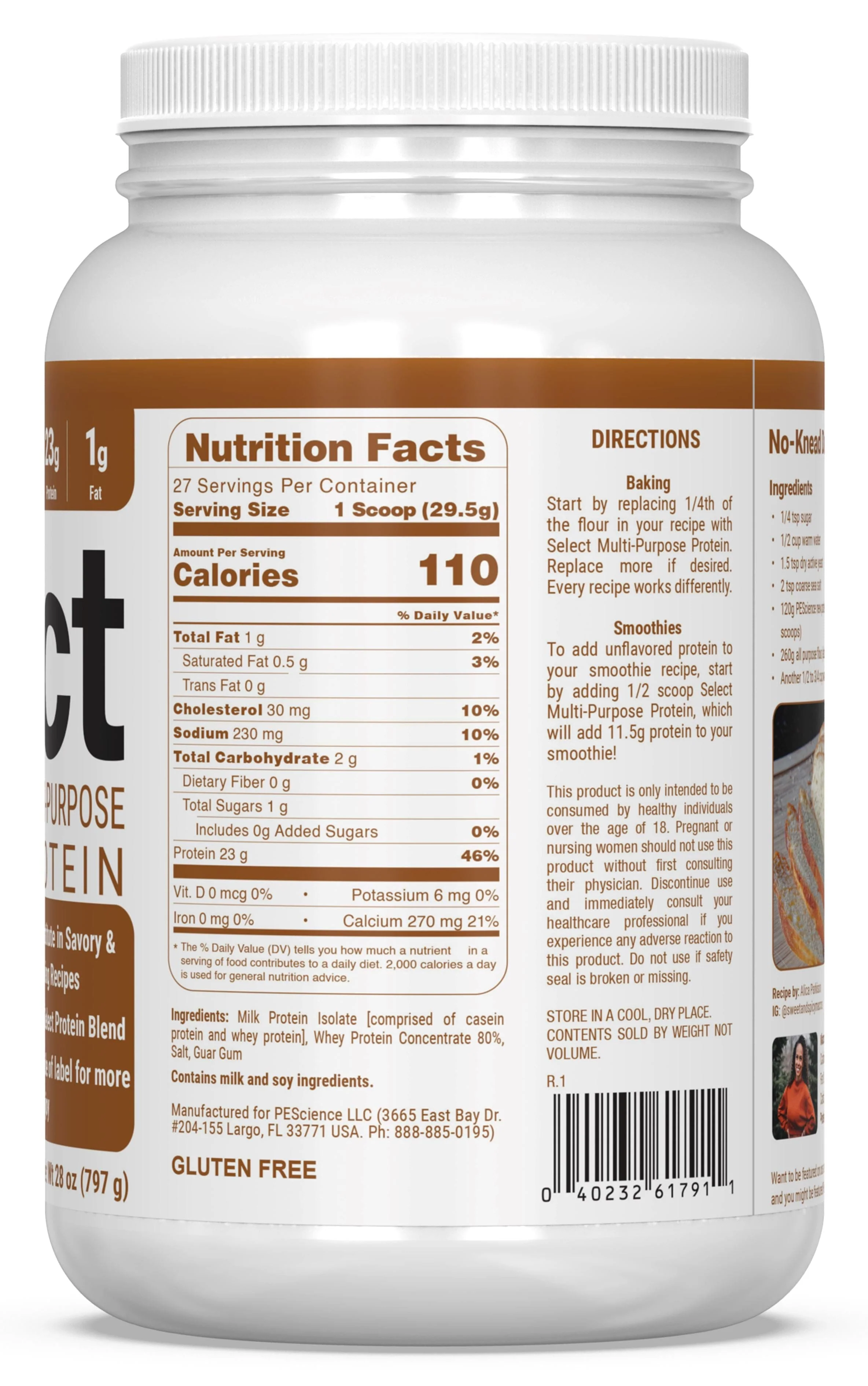 Select Unflavored Multi-Purpose Protein Flour - Image 5