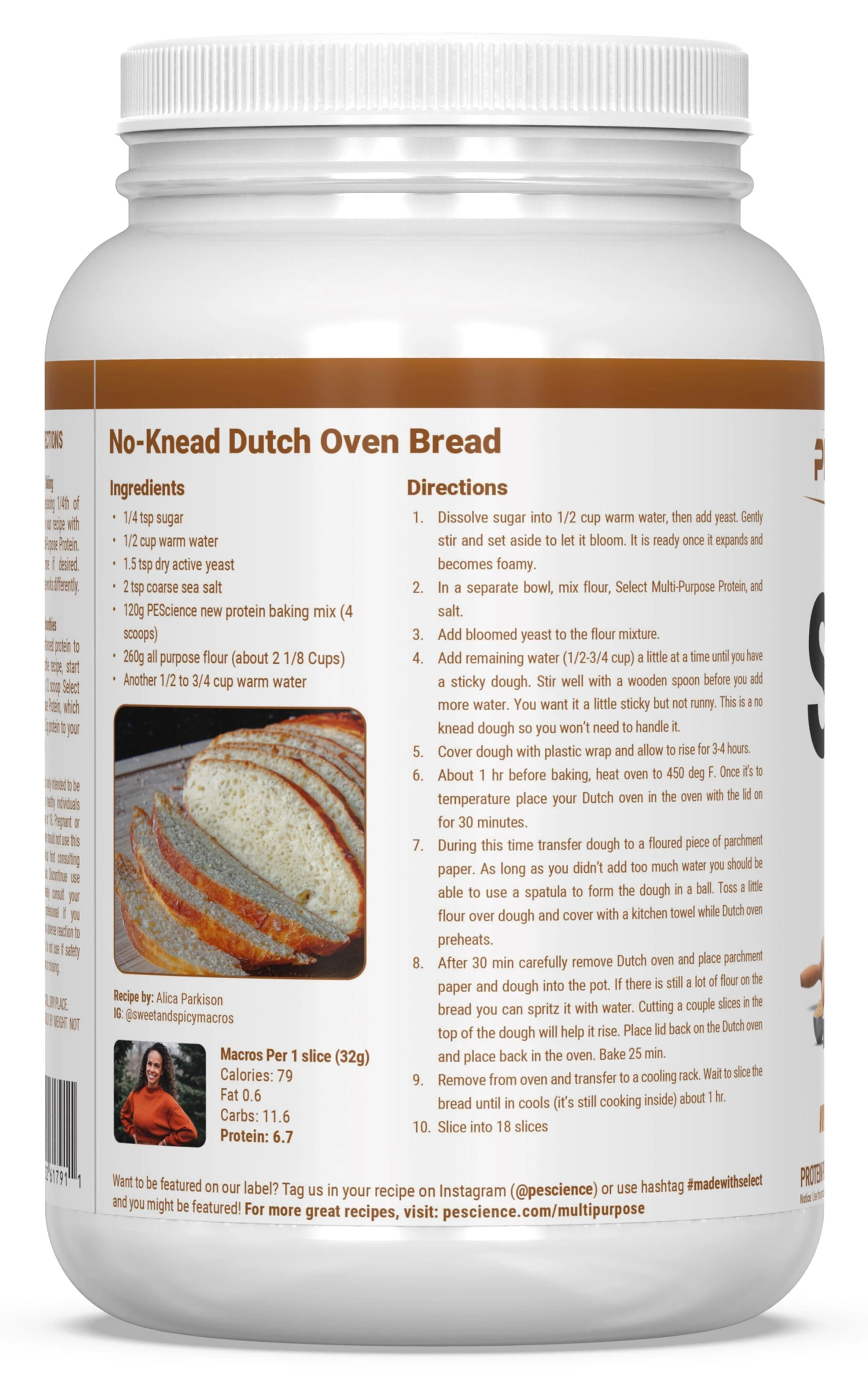 Select Unflavored Multi-Purpose Protein Flour - Image 6